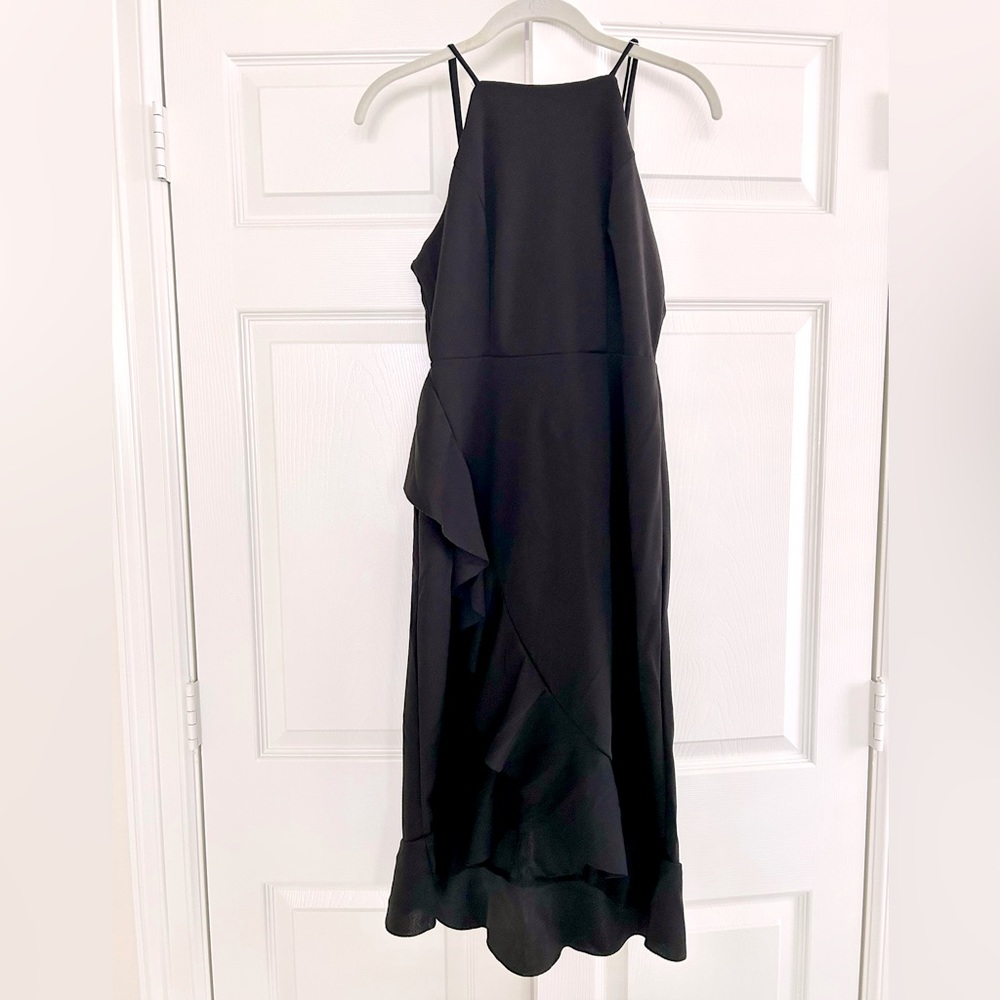 Francesca’s midi ruffle dress